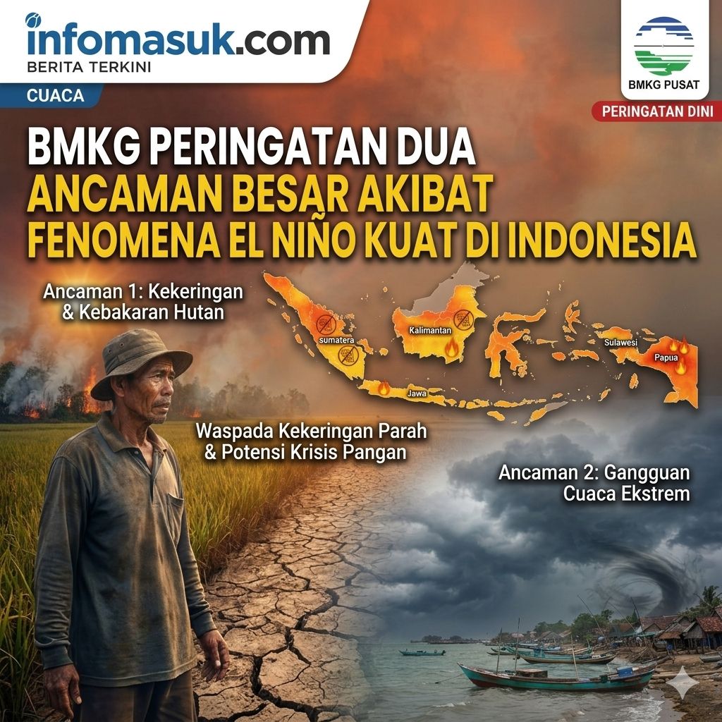 BMKG Peringatkan Dua Ancaman Besar Akibat Fenomena El Nino Kuat di Indonesia