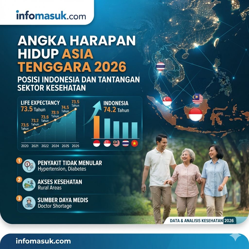 Angka Harapan Hidup Asia Tenggara 2026: Posisi Indonesia dan Tantangan Sektor Kesehatan