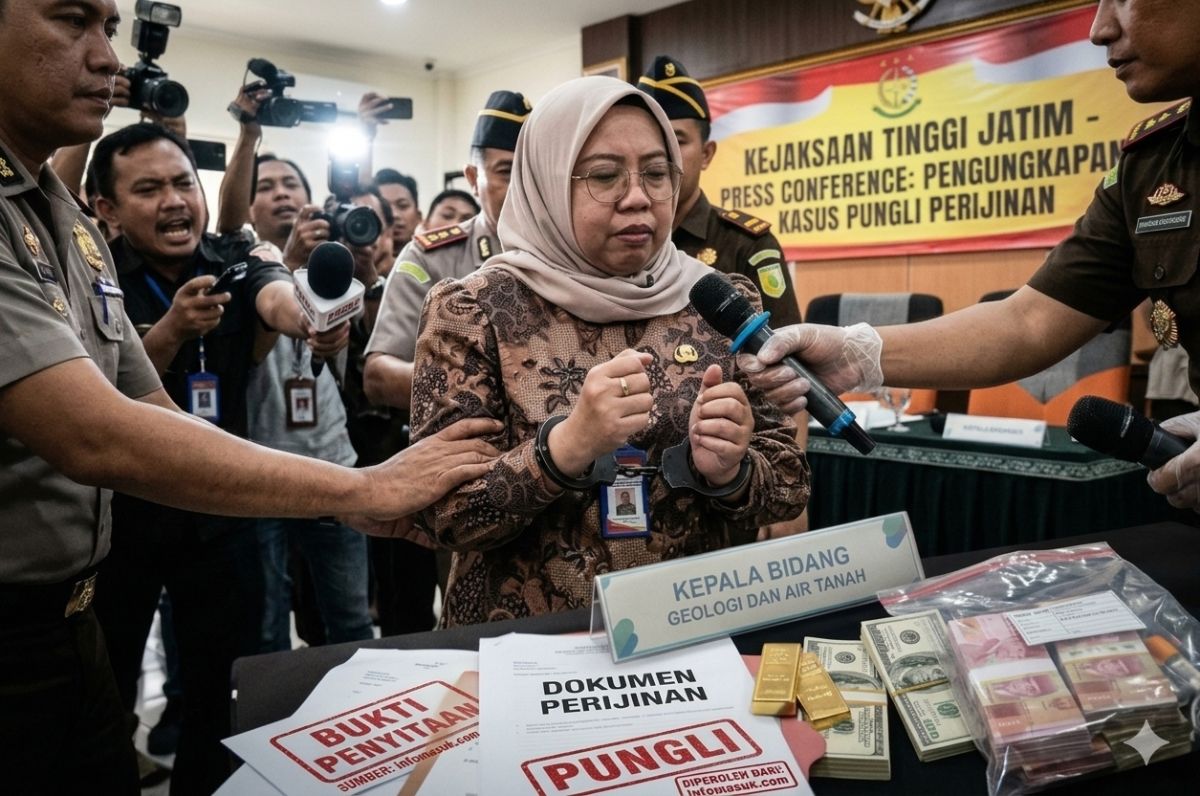 PUNGLI PERIJINAN DI JATIM TERUNGKAP, KEPALA BIDANG GEOLOGI DAN AIR TANAH JADI TERSANGKA