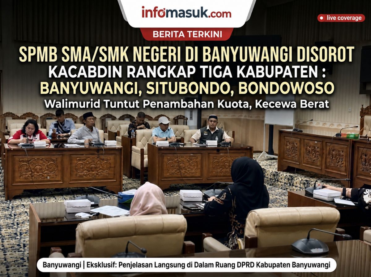 RDP TUNTUT SPMB SMA/SMK NEGERI 2026 TRANSPARAN